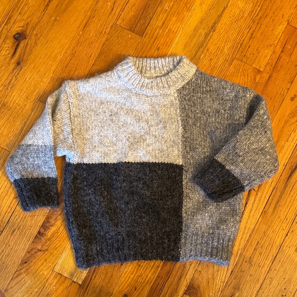 Zara Gray Knit Sweater